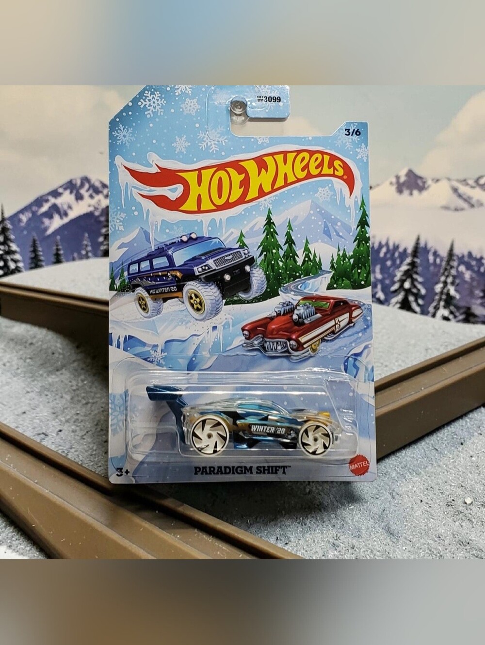 2020 Hot Wheels Winter Series Paradigm Shift 3/6 Die-Cast 1:64 W3099 New Sealed.